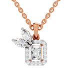 0.96 Carat Eternal Grace Pendant Necklace 14K - Rose Gold