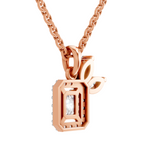 0.96 Carat Eternal Grace Pendant Necklace 14K - Rose Gold