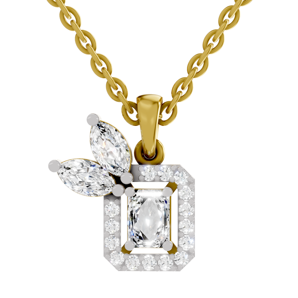 0.96 Carat Eternal Grace Pendant Necklace 14K