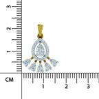 Majestic Pear Cluster Diamond Necklace
