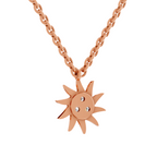 0.18 Carat 14K Gold Round Pendant