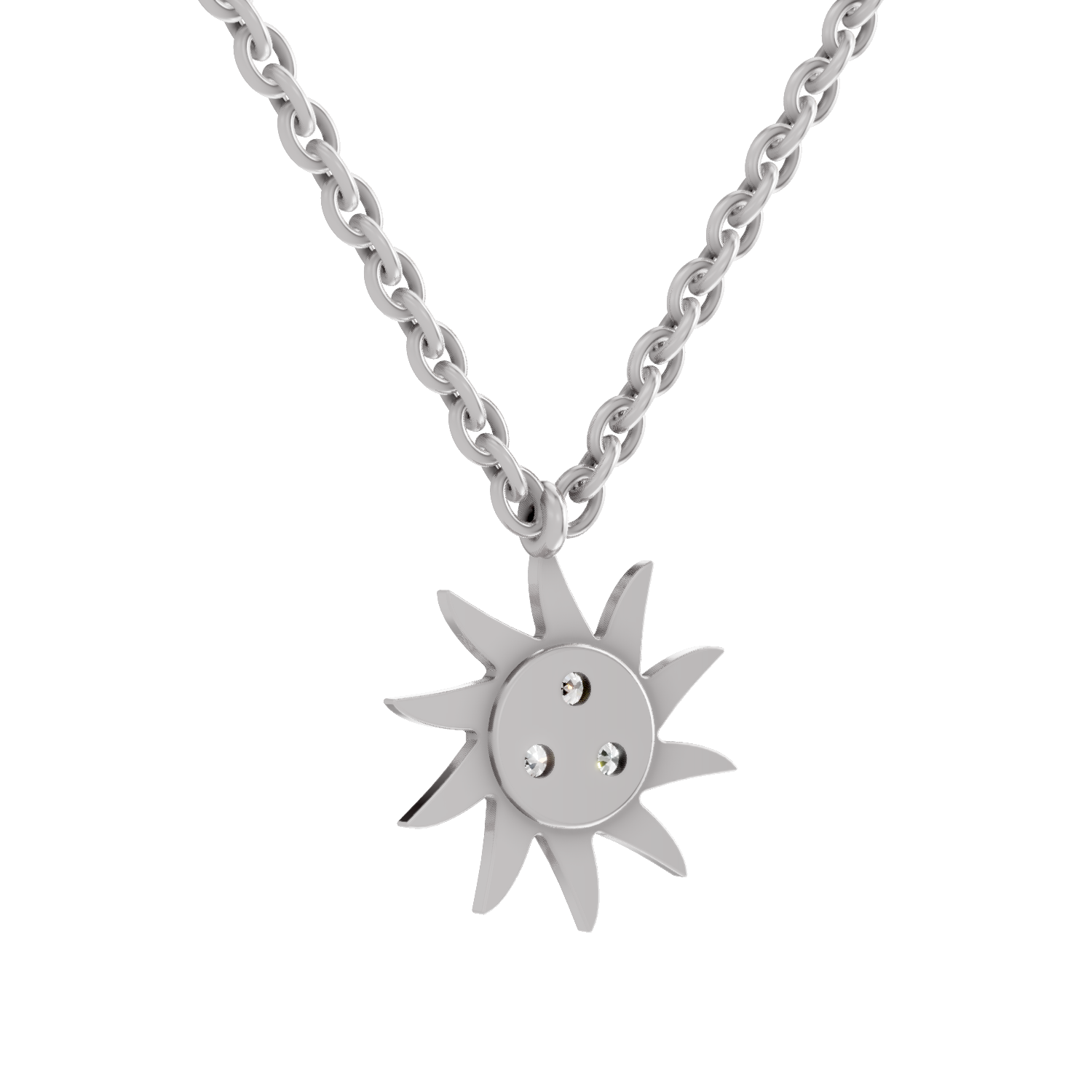 0.18 Carat 14K Gold Round Pendant
