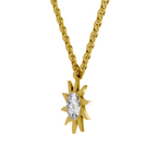 0.18 Carat 14K Gold Round Pendant