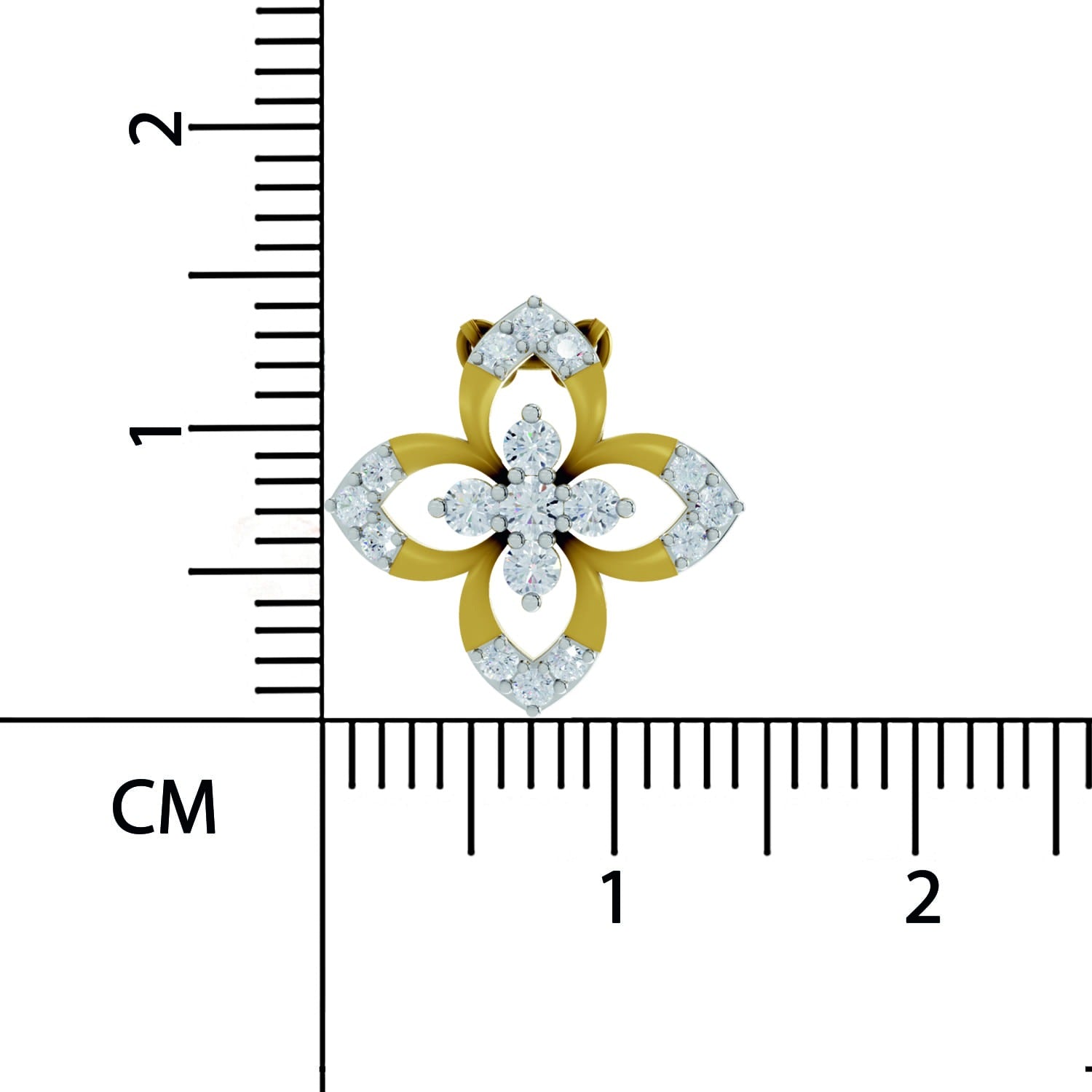Captivating Floral Diamond Pendant