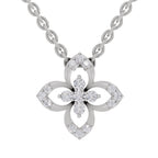 Captivating Floral Diamond Pendant