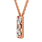 0.26 Carat Everleaf Pendant 14K - Rose Gold