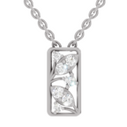 0.26 Carat Everleaf Pendant 14K - White Gold