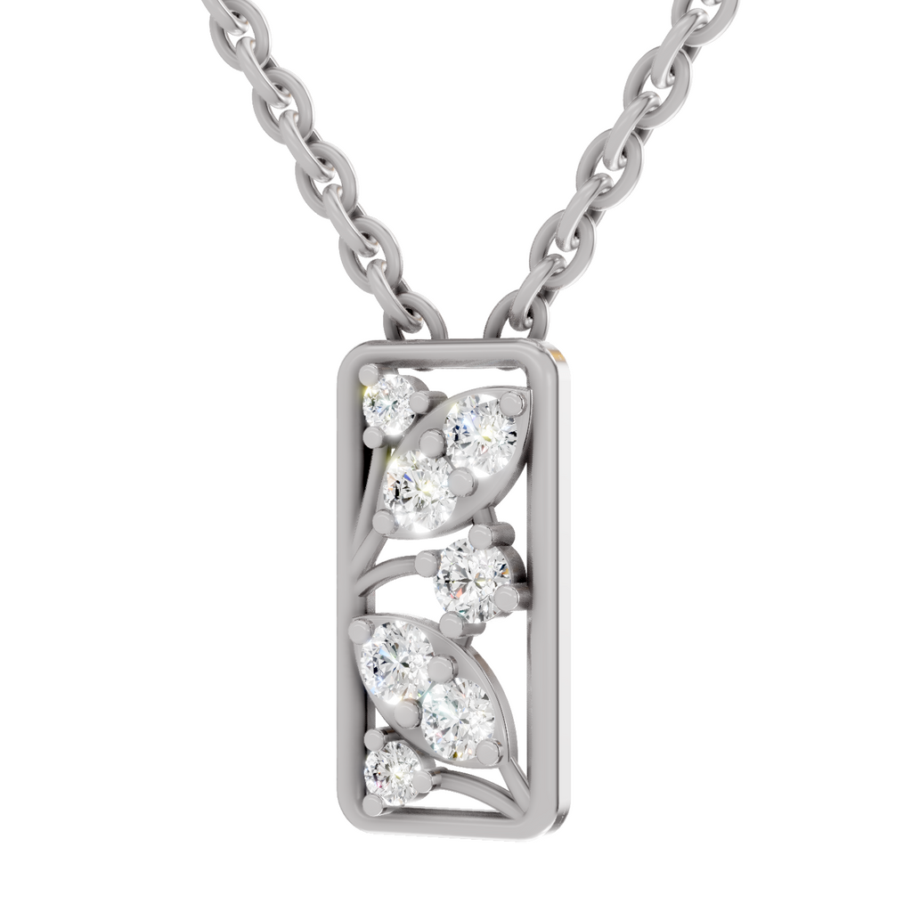 0.26 Carat Everleaf Pendant 14K - White Gold