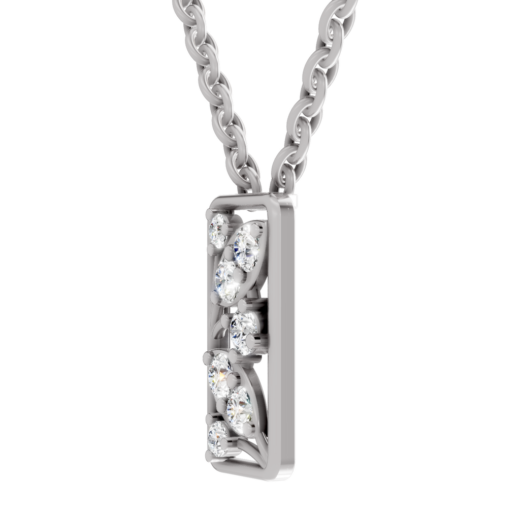 0.26 Carat Everleaf Pendant 14K - White Gold