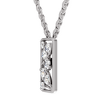 0.26 Carat Everleaf Pendant 14K - White Gold