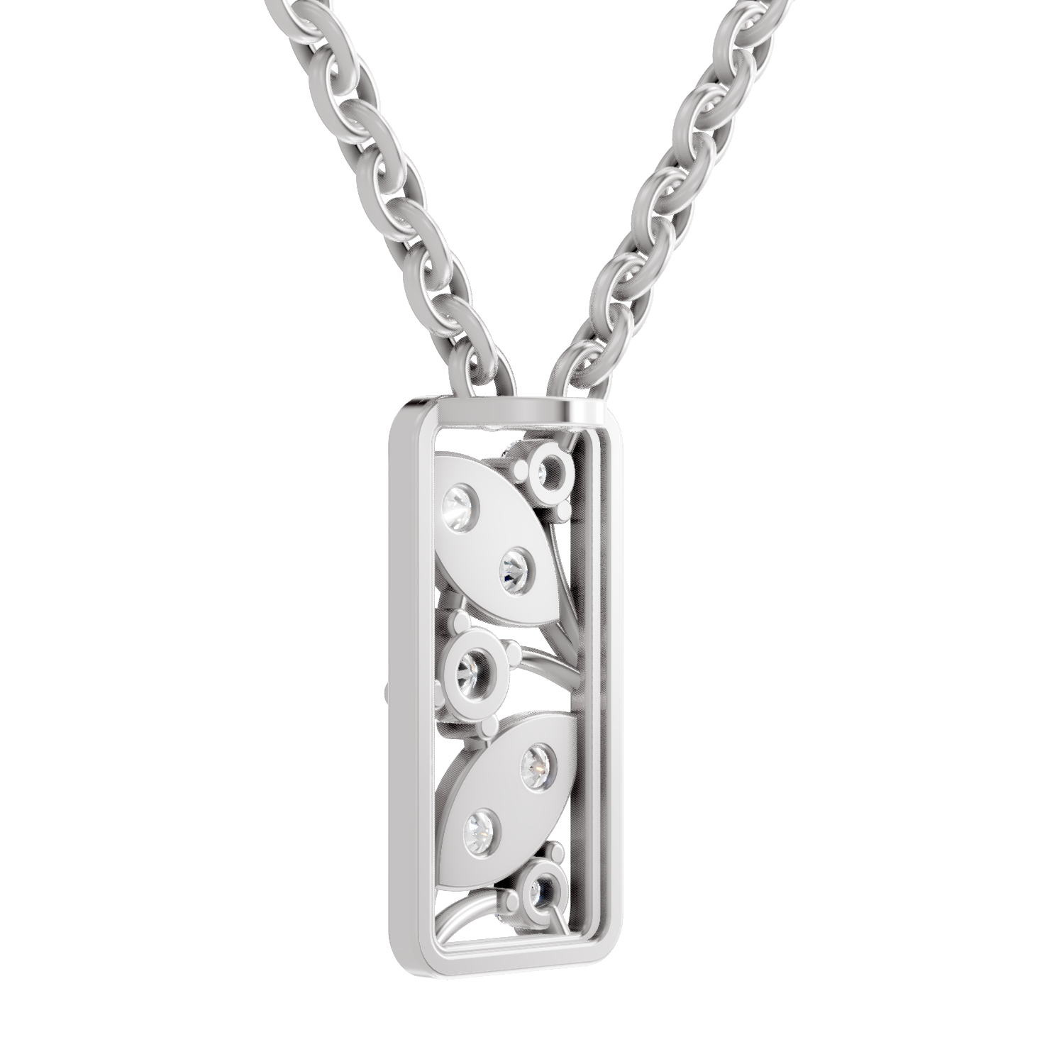 0.26 Carat Everleaf Pendant 14K - White Gold