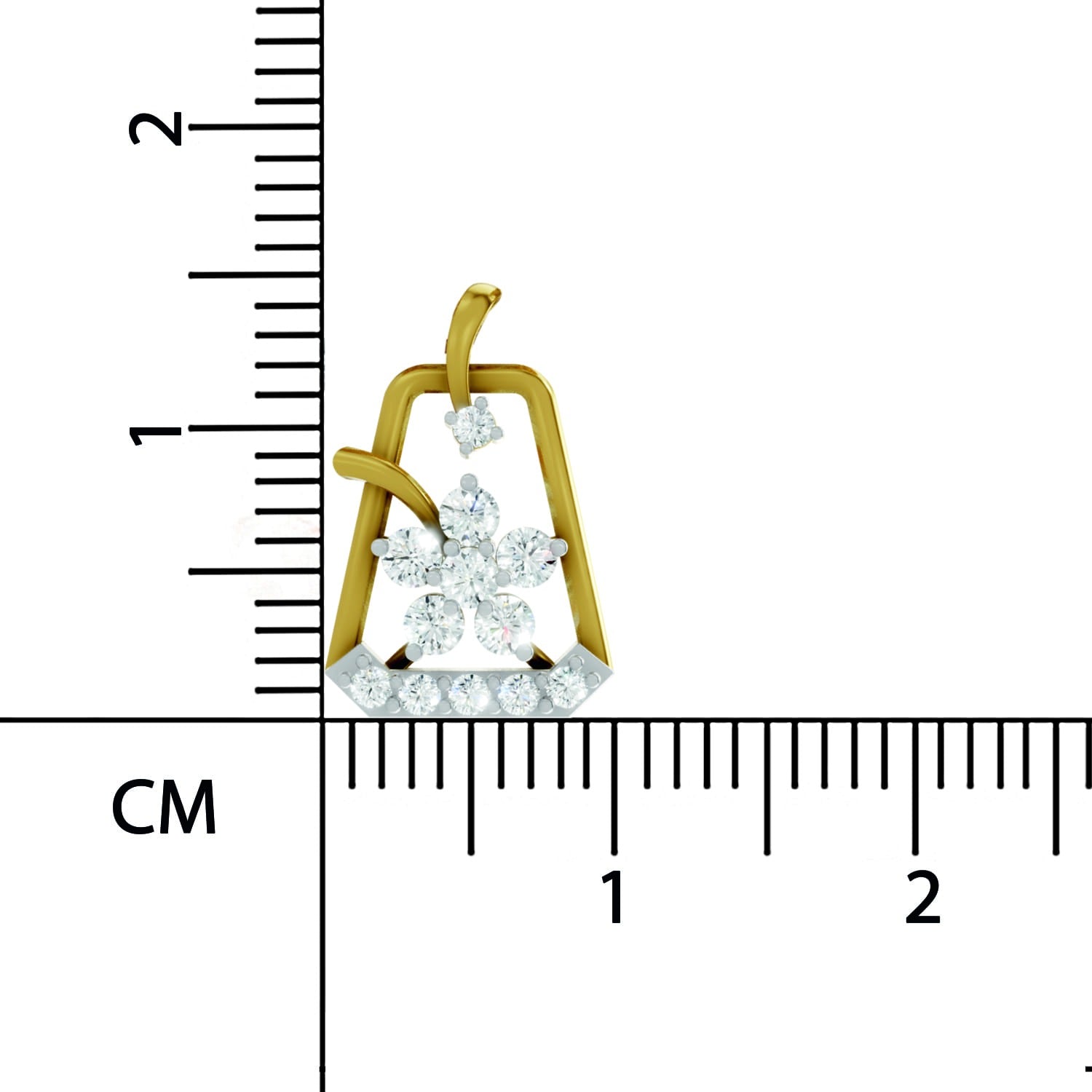 Pristine Blossom Diamond Pendant