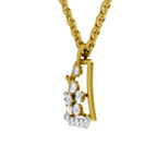 0.25 Carat Blossom Frame Pendant 14K
