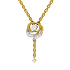 0.19 Carat Infinity Drop Pendant 14K