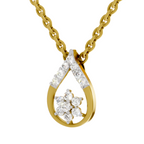 0.24 Carat Teardrop Pendant 14K