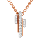 0.23 Carat Skyline Pendant 14K - Rose Gold