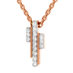 0.23 Carat Skyline Pendant 14K - Rose Gold