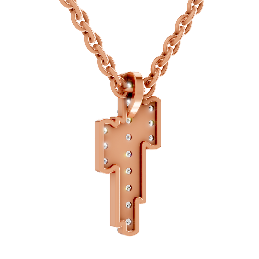 0.23 Carat Skyline Pendant 14K - Rose Gold