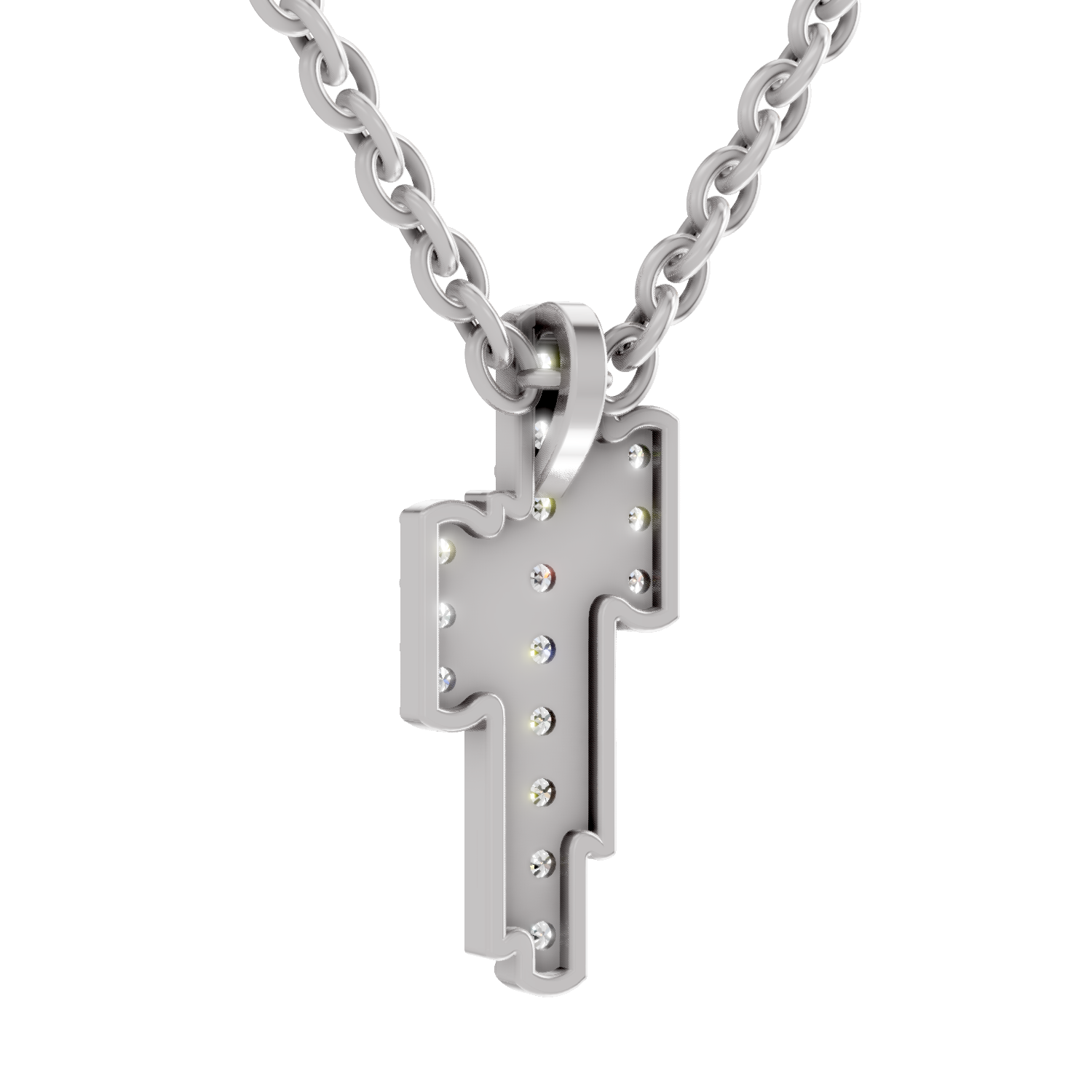 0.23 Carat Skyline Pendant 14K - White Gold