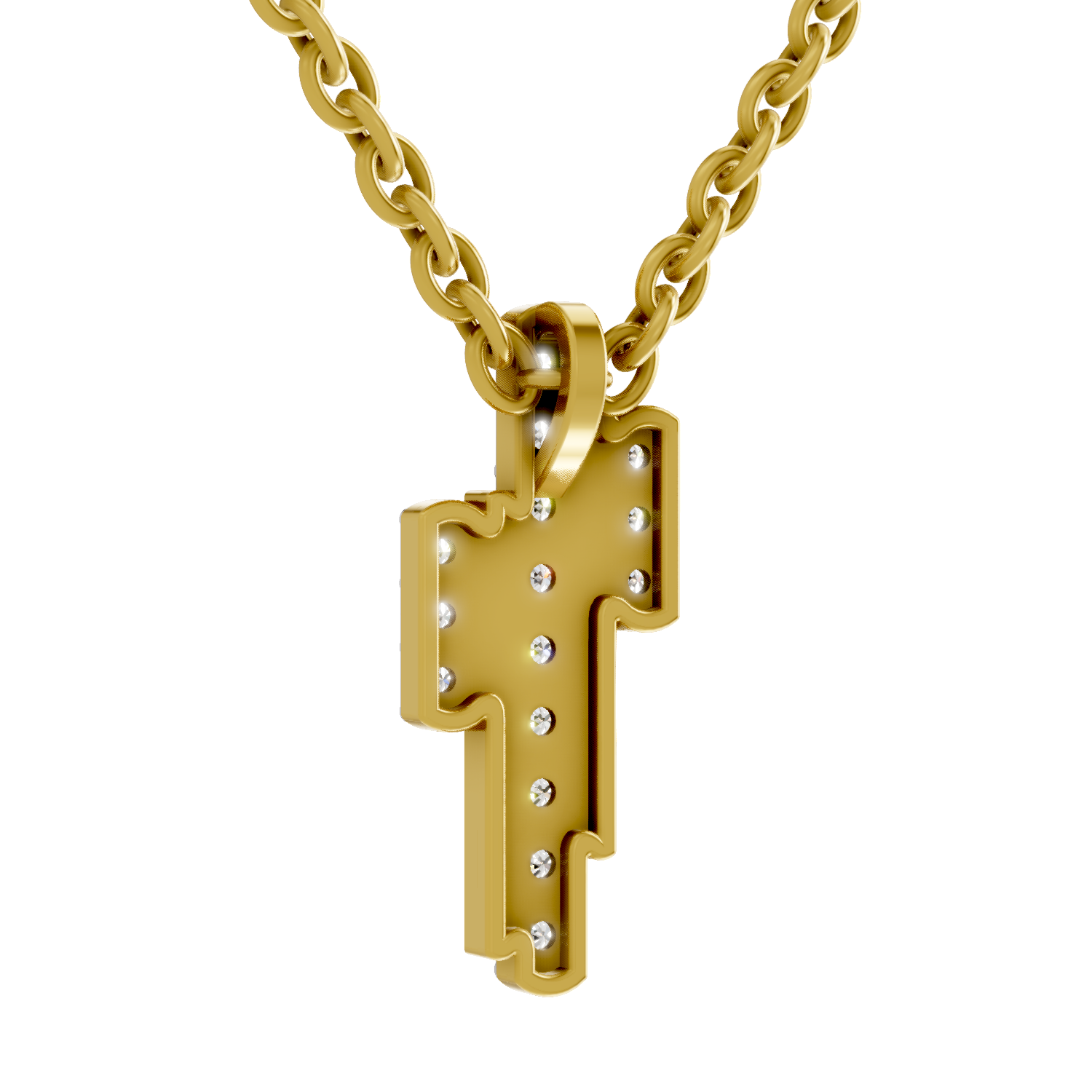 0.23 Carat Skyline Pendant 14K