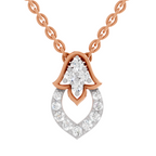 0.3 Carat teardrop Pendant 14K - Rose Gold