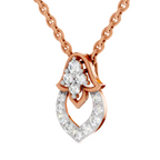 0.3 Carat teardrop Pendant 14K - Rose Gold