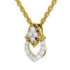 0.3 Carat teardrop Pendant 14K