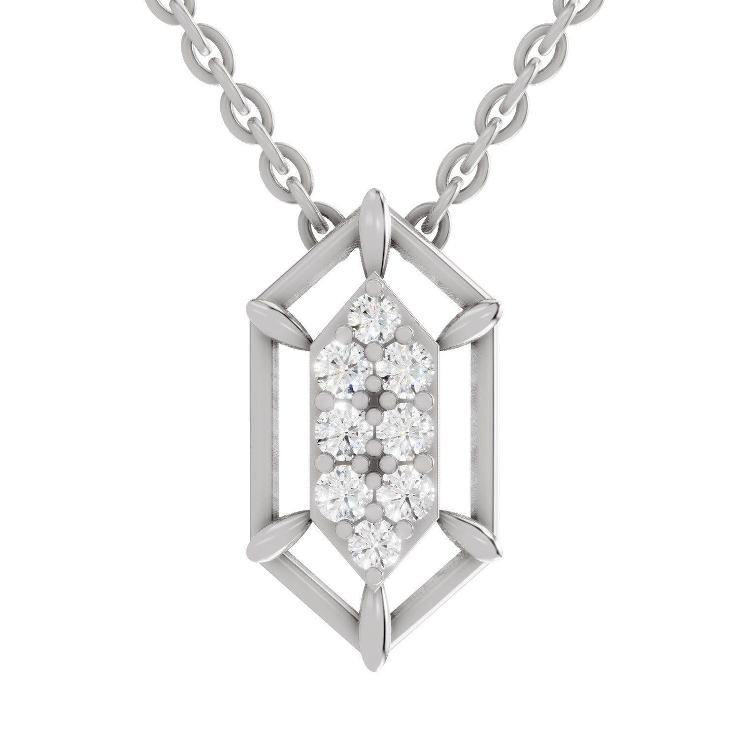 0.29 Carat Pendant 14K - White Gold