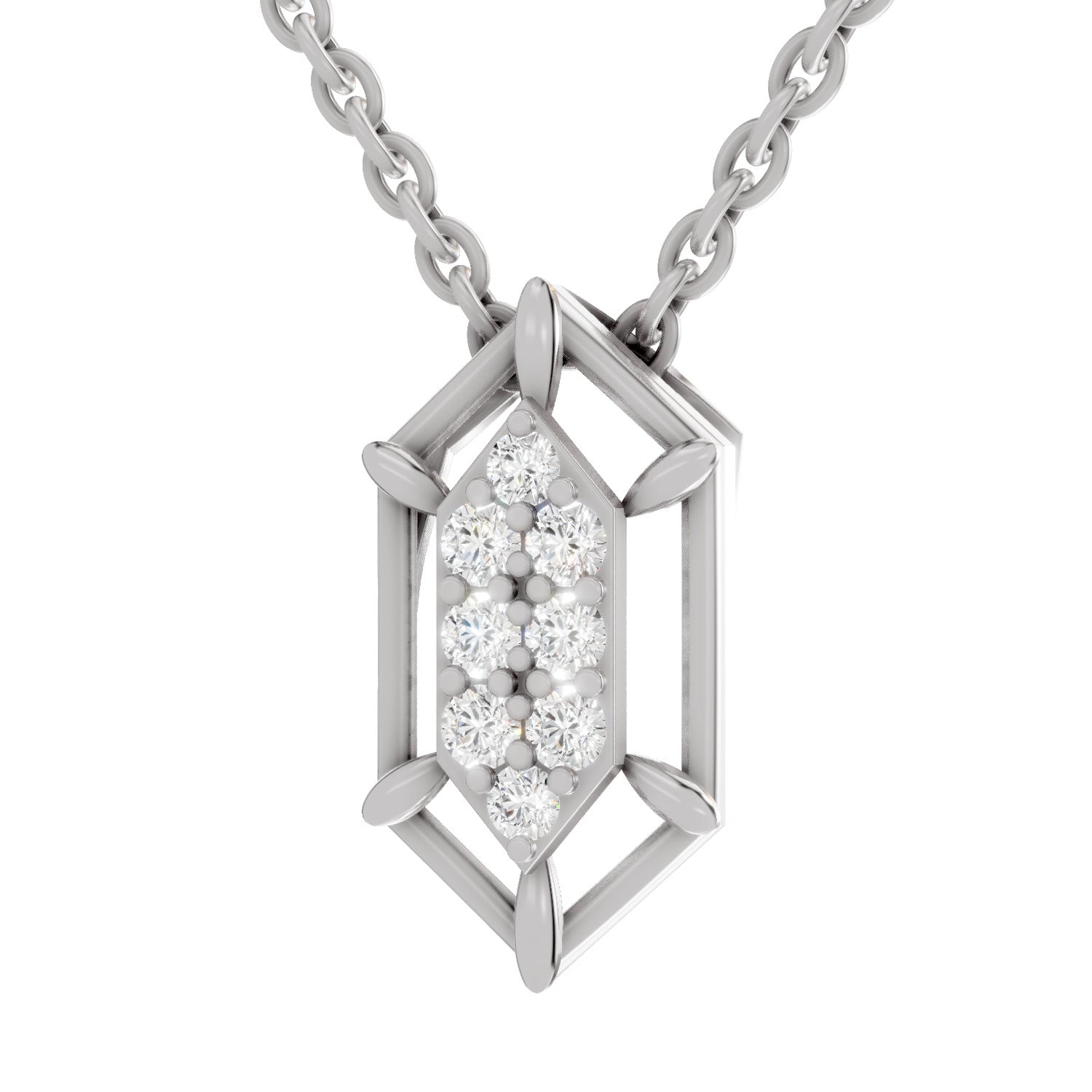 0.29 Carat Pendant 14K - White Gold
