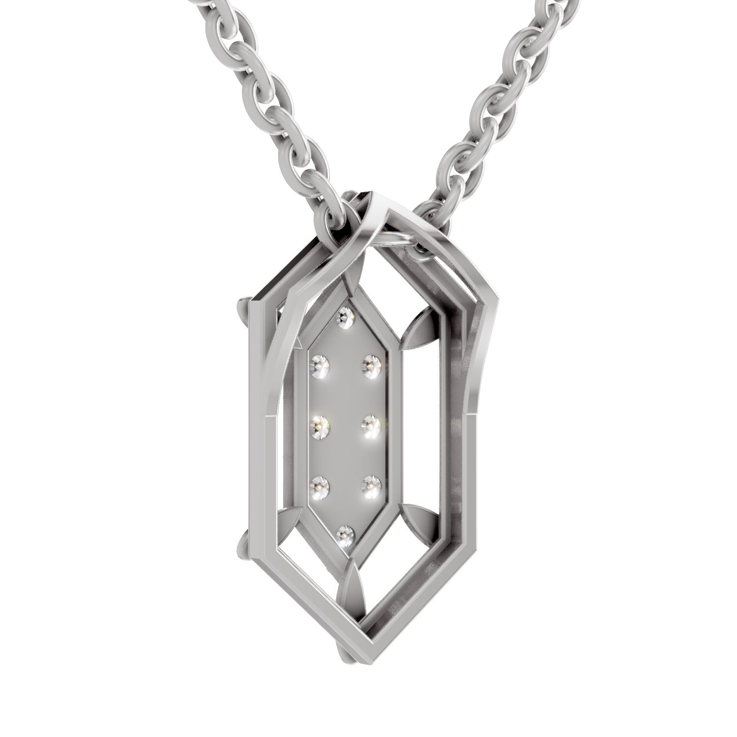 0.29 Carat Pendant 14K - White Gold