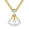 0.31 Carat Celestial Arc Pendant 14K