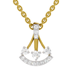 0.31 Carat Celestial Arc Pendant 14K