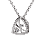 0.29 Carat Trinity Spark Pendant 14K - White Gold