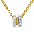 1.50 Carat Cluster Diamond Pendant Necklace 14K