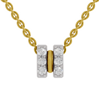1.50 Carat Cluster Diamond Pendant Necklace 14K