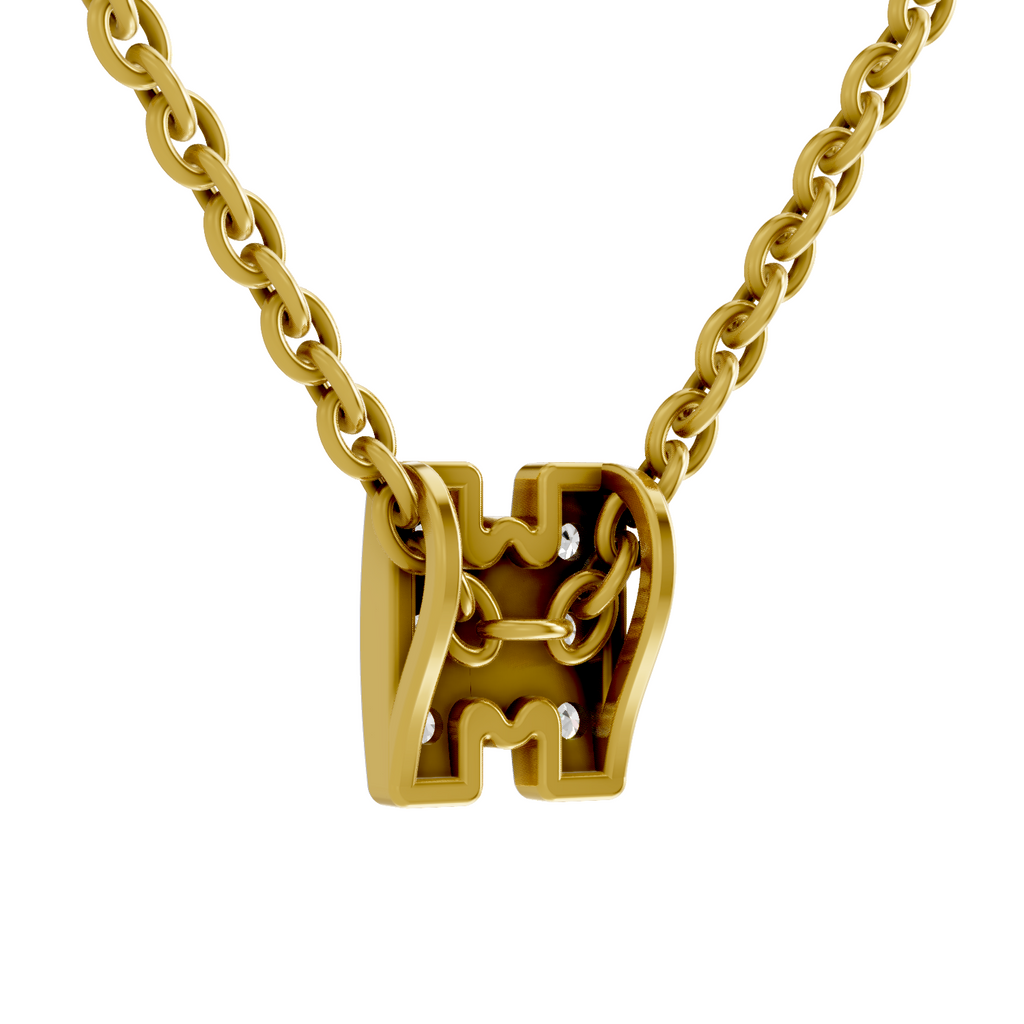1.50 Carat Cluster Diamond Pendant Necklace 14K