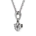 0.25 Carat Trinity Bloom Pendant 14K - White Gold