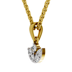 0.25 Carat Trinity Bloom Pendant 14K