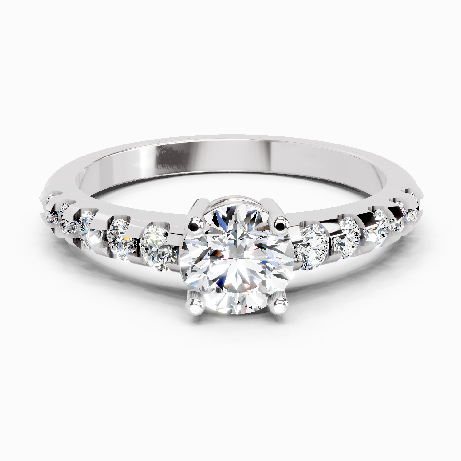 1.12 Carat Solitaire Diamond Ring