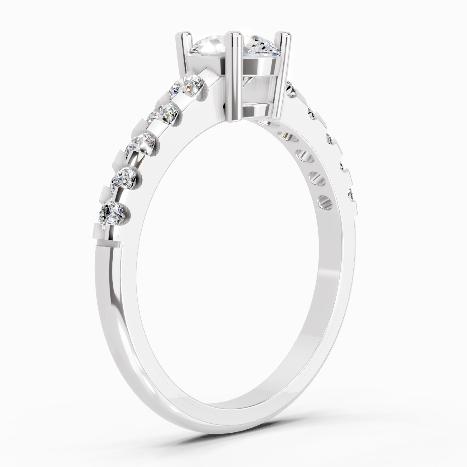 1.12 Carat Solitaire Diamond Ring