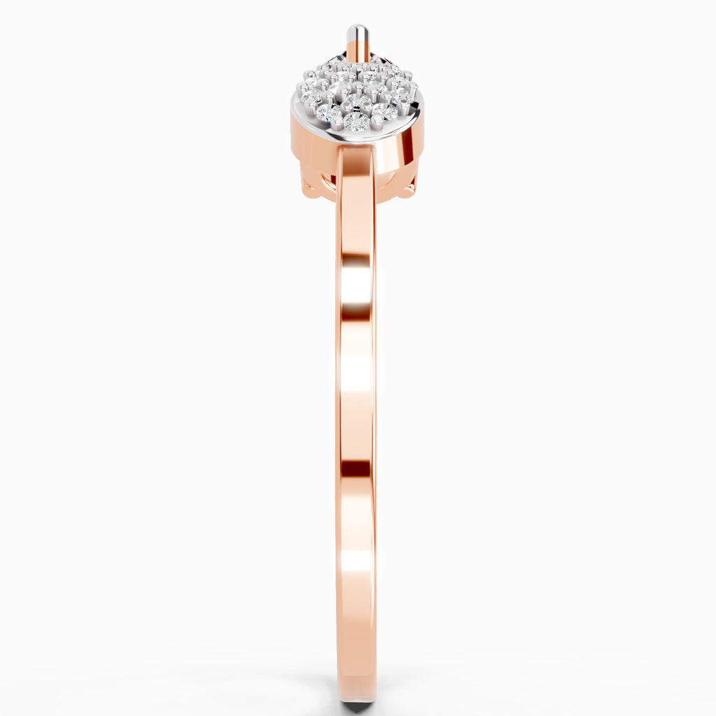 0.55 Carat Pear Ring