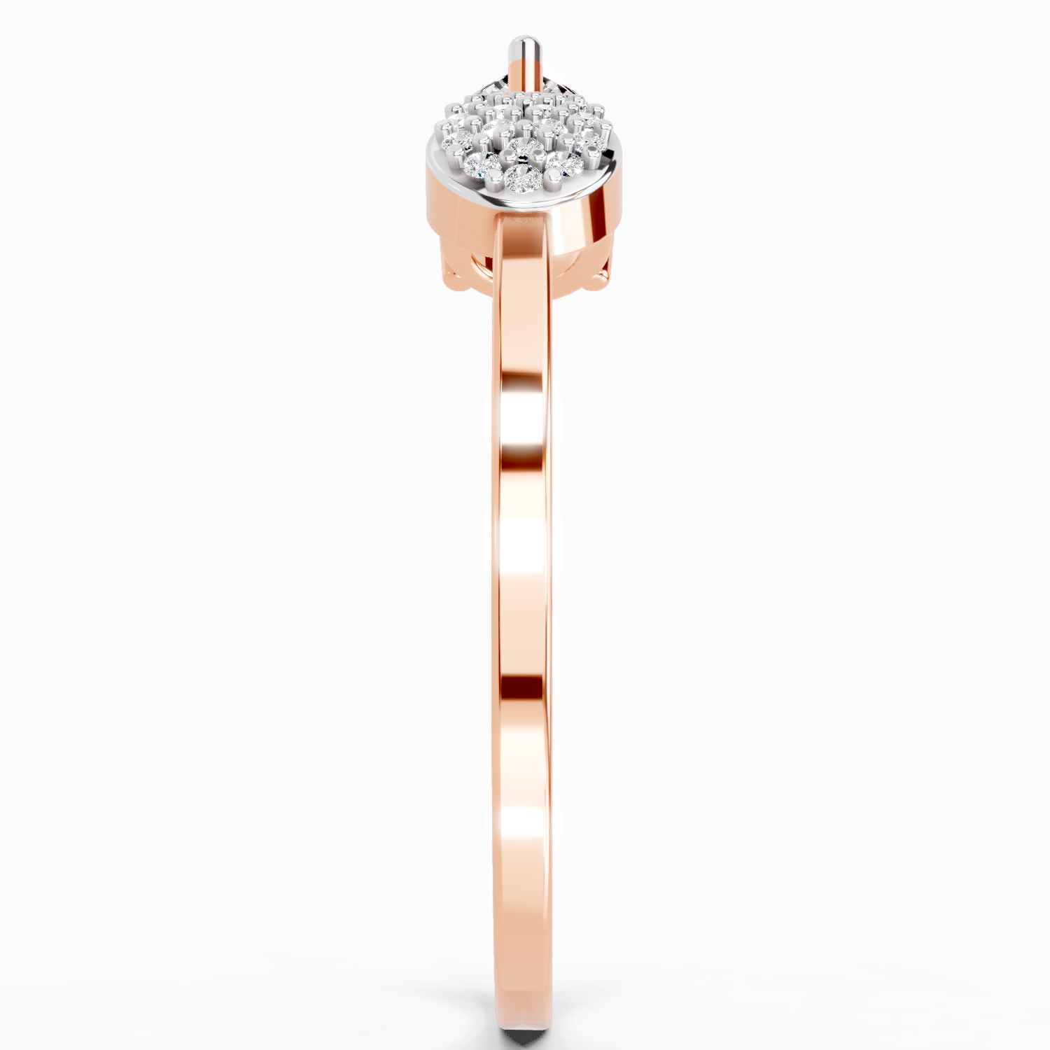 0.55 Carat Pear Ring