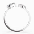 0.55 Carat Pear Ring