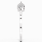 0.55 Carat Pear Ring