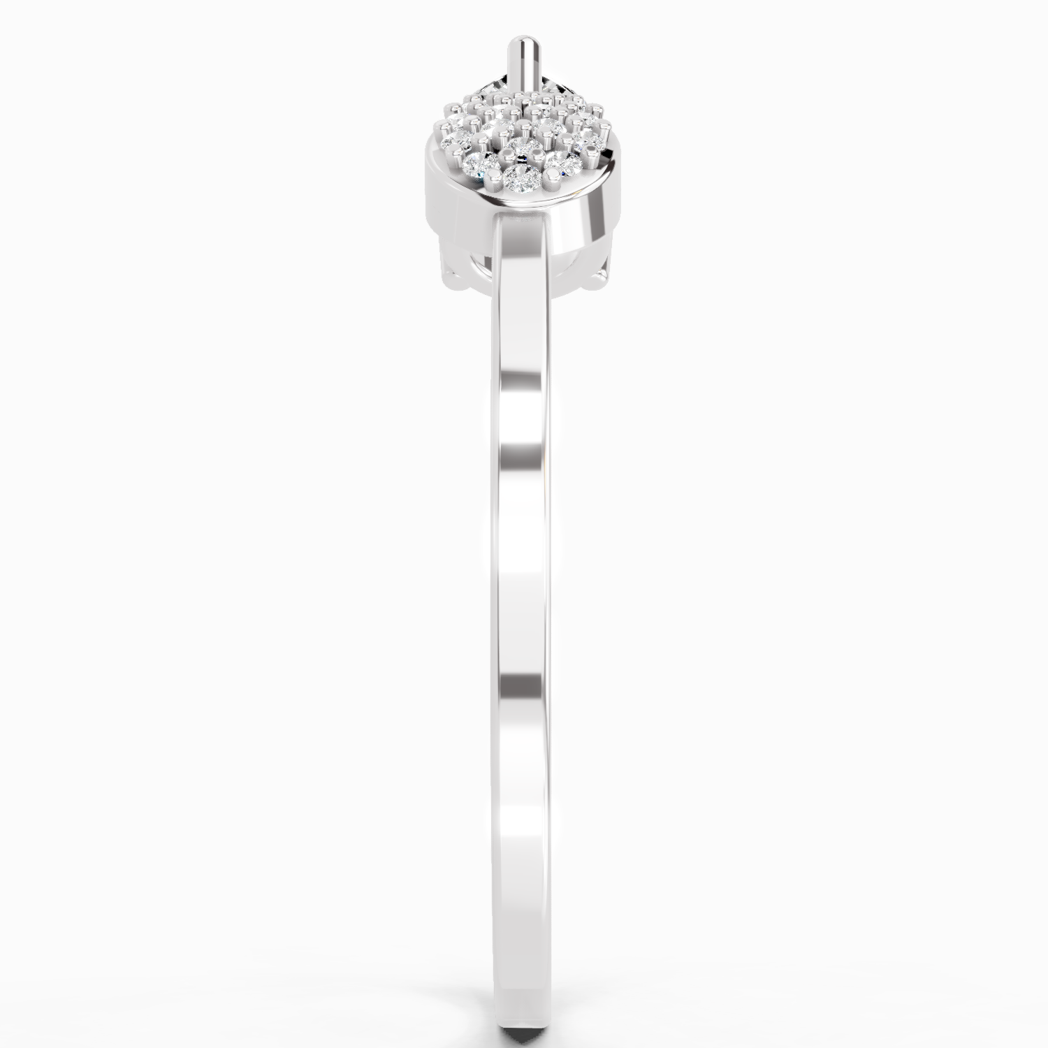 0.55 Carat Pear Ring