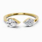 0.55 Carat Pear Ring