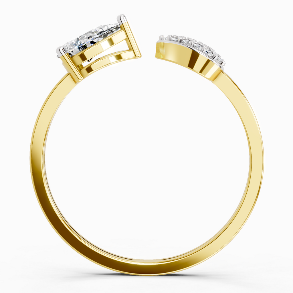 0.55 Carat Pear Ring