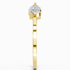 0.55 Carat Pear Ring