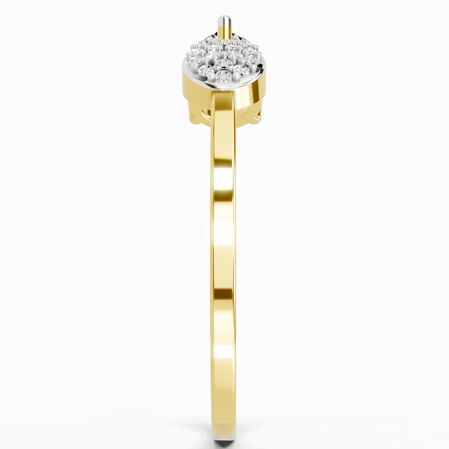 0.55 Carat Pear Ring