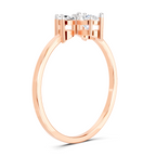 0.46 CT Marquise Diamond Cluster Ring in